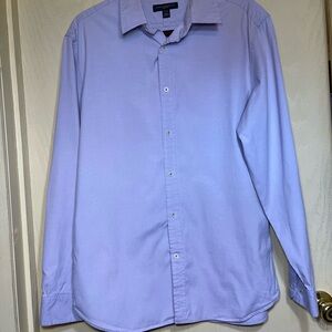 Banana Republic Men’s Slim Fit L/S Button Down Shirt Lavender Size XL 16-16 1/2
